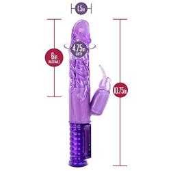 8 Vibrating Functions Rotating Pleasure Pearls - Clitoral G Spot Stimulation - Gyrating Rabbit Vibrator - Sex Toy for Women - Sex Toy for Couples (Purple)