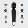 Personal Mini Wand Massager by Yarosi - Strongest Cordless Handheld Vibrating Power - Best Rated for Travel Gift - Magic Stress Away - Perfect Vibrate on Neck Back Foot Hand Pains and Sports Injury