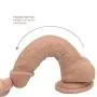 7.1 Inch Soft-Dǐldo for Women Men