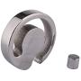 FST Scrotum Pendant Ball Stretchers Testis Weight Stainless Steel penis Restraint cock Lock Ring (9.87oz)