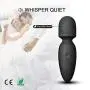 Mini Wand Massager,Fovel Wireless Cordless Portable Small Size Handheld Powerful Massage for Back Neck Shoulder Silent Waterproof USB Chargeable,Black Mini Wand Massager,Fovel Wireless Cordless Portable Small Size Handheld Powerful Massage for Back Neck Shoulder Silent Waterproof USB Chargeable,Black
