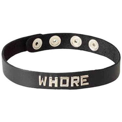 Spartacus Wordband Collar, Whore