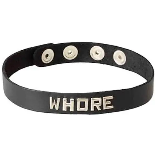 Spartacus Wordband Collar, Whore Spartacus Wordband Collar, Whore