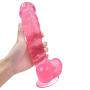 HUOLA 7.5in Female Silicone Tool Silicone-Dîldɔ Female Relaxing Massage Simulating The Penis is Lifelike
