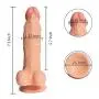 Abandship Realistic Dildo Ultra-Soft Dildo for Beginners with Flared Suction Cup Base for Hands-Free Play, Flexible Dildo with Curved Shaft for Vaginal (newflesh2) Abandship Realistic Dildo Ultra-Soft Dildo for Beginners with Flared Suction Cup Base for Hands-Free Play, Flexible Dildo with Curved Shaft for Vaginal (newflesh2)