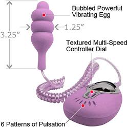 grrl toyz Silk Touch Eggvibe Vibrator, Lavender