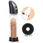 Automatic Penis Enlargement Vacuum Pump, Enlove, Enhancement Training Device for Stronger Bigger Erections with 4 Suction Intensities and 2 Rubber Sleeves, Adult Sex Toys for Man Male