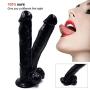 Dî`Ld.ɔS Huge Long Handsfree Female Personal Massager Black