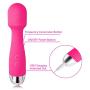 Pheiho Wireless Wand Massager for Relieves Stress, Handheld Personal Massager withPowerful Multi Speed Vibration Small Rechargeable Waterproof Massage Wand