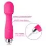 Pheiho Wireless Wand Massager for Relieves Stress, Handheld Personal Massager withPowerful Multi Speed Vibration Small Rechargeable Waterproof Massage Wand