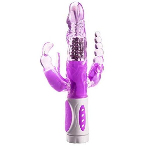 Adult Sex Toy Thrusting Rabbit Vibrator Dildo G-spot Multispeed Massager Female