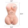 Y-NOT 3D Realistic Life Size Sex Love Doll Male Masturbator Silicone Sex Dolls with Breasts Butt Tight Vigrin Pussy Ass Adult Toys for Men Sexual Pleasure Masturbation Flesh