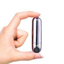 Rechargeable Mini Finger Massager with 10 Strong Patterns,Luvkis Handheld Waterproof Personal Massager Vibrating Suitable for Neck Back Acupoint and Fatigue Relief