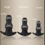 FeiGu Medical Silicone Hollow Anal Butt Plug Set-Anal Sex Toys, Masturbation for Adults Medium