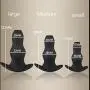 FeiGu Medical Silicone Hollow Anal Butt Plug Set-Anal Sex Toys, Masturbation for Adults Medium