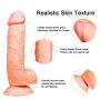 JSCRlove 9 Inch Super Realistic Dìdlo Discreet Package Women Gay Toy