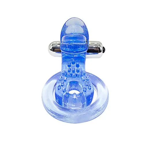 Creative Electric Silicone Massage Ring Package Exercise Blue Tongue Ring-7 Creative Electric Silicone Massage Ring Package Exercise Blue Tongue Ring-7