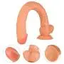DJKFHIU 16.5Inch Realistic Dîldɔ Super Huge Long Tool with Suction Cup Ultra Soft for Women and Men DJKFHIU (Color : Flesh)