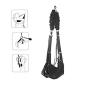 InvincibleFun Female Training Romantic Ceiling Hanging Swing Set Yoga Swing Safety and Health Séx Swing for Couple Support 600 Ibs Black Powerful Scene Props Joy