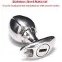 XuSha Silicone Anal Trainer Butt Plug Insert Stopper Hole Back Massager Sexual (Stainless)