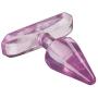 Cloud 9 Novelties Mini Butt Plug with Graduated Design for Comfort, Purple, Starter Size, 0.05 Pound