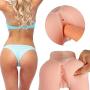 OrchidPavilion Realistic 3D Special Lòvely Dòll Lifelike Real Skin Full Safety Material Body Torso Size Women Adults Horse Toys Fun 2 Hòles for Man Men Happy Party