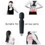 Personal Mini Wand Massager by SINTI | Therapeutic | USB Rechargeable | Waterproof | Compact and Powerful with 20 Vibration Patterns and 8 Different speeds | Travel Bag Included (Purple)