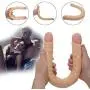 JRZDFXS Silicone Double Sided Big Toy Real Feel Soft Flexible Double Head Massage for Female Beginner Personal Body