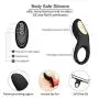 Vibrating Cock Ring, Remote Control 9-Speed Penis Ring Vibrator Medical Silicone Waterproof Rechargeable Powerful Vibration Sex Toy for Male and Couples