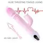 Wushuangyu Realistic Silicone Female Vibrant Toys with 12 Frequency Telescopic and 12 Kinds of Tongue Licking Rechargeable - Vibrant Toy Wushuangyu Realistic Silicone Female Vibrant Toys with 12 Frequency Telescopic and 12 Kinds of Tongue Licking Rechargeable - Vibrant Toy