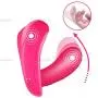 Body-Safe Silicone Wand Massager 10 Powerful Shock Vibrations Heating Muscle Massager IPX7 Full Waterproof Soundless - Remote Control Multi Shock Settings is Always a Right for You