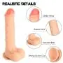 Realistic Dildo Thrusting G spot Remote Control Vibrator with Strong Suction Cup for Hand-Free Sex, Loverbeby Silicone Vibrant Penis Rechargeable Waterproof Anal Vibrating Membrum for Women and Men