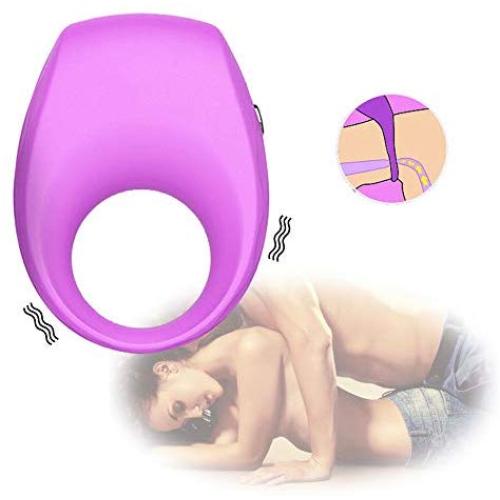 Kidavll Elastic Delay Pê-ňís RḮngs Male Testicle Víbràtors for Man USB Rechargeable CṎck RḮng Víbràtion Tasens Rîńg