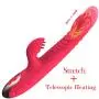 Stretch + Telescopic Heating + Clitoris Vibration G Spot Vibrator Wand, USB Charging Powerful Dual Motor Rabbit Vagina Vibrate Stimulator Massager Clit Masturbation Dildo for Female Women Girl Coupl Stretch + Telescopic Heating + Clitoris Vibration G Spot Vibrator Wand, USB Charging Powerful Dual Motor Rabbit Vagina Vibrate Stimulator Massager Clit Masturbation Dildo for Female Women Girl Coupl