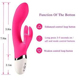 Health Sports Handheld Wireless Waterproof Wand Massager Skin Friendly Silicone USB Charging Design 5 Silent Vibration Mode Solution Muscle Pain