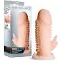 Soft Dual Pleasure Clitoral Stimulating Cock Sleeve - Delay Ejaculation Male Enhancement - Sex Toy for Men (Beige) Soft Dual Pleasure Clitoral Stimulating Cock Sleeve - Delay Ejaculation Male Enhancement - Sex Toy for Men (Beige)