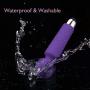 Liqu Magic Wand Vibrator-Cordless,Therapeutic,Vibrator Wand-Massage Wand,Massager Handheld,Wand Vibrator-Upgraded Memory 5 multispeed 20 Patterns(Purple)