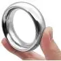 FST Stainless Steel Cock Ring Male Delaying Ejaculation Penis Ring, 1.75