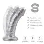 PRX 7 Inch Silicone Hands Huge Massage with Penetrator Strong Suction Cup for Women Mén - Absorbable On Mirrors, Floors and Any Smooth Surface PRX