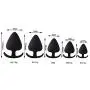 Njoy Wand Massager Anales Trainer, Set of 5, Waterproof Silicone Soft Massage Toy for Beginners, Role Playing Trickie Game Black By Dwoon Njoy Wand Massager Anales Trainer, Set of 5, Waterproof Silicone Soft Massage Toy for Beginners, Role Playing Trickie Game Black By Dwoon