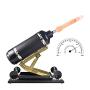 Stable Massage Machine Gun with 7 Toys Telescopic Distance 6cm, Speed Up to 450r/Min, Automatic Stretching Adult Machine