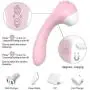 Viberate Rabbit Sucking Toys with 8 Speeds Strong Feeling Fluttering Large Size Toys for Women