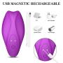 Wearable Vibrator G Spot Vagina Clitoris Stimulator Remote Control Vibrate Masturbation Dildo with 7 Pulsation Modes Waterproof Rechargeable Butterfly Vibrator Silicone Adult Sex Toys for Women Couple