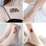 Temporary Tattoos for Women Men - Rose Feather Animals Written Words Flowers and Butterfly Body Art Tattoo Stickers for Girls or Kids Waterproofing 30 Sheets (style 1)