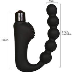 Vibrating Anal Beads - High Quality Hygienic and Hypoallergenic Silicone - 10 Functions of Vibration - Anal Sex Toy