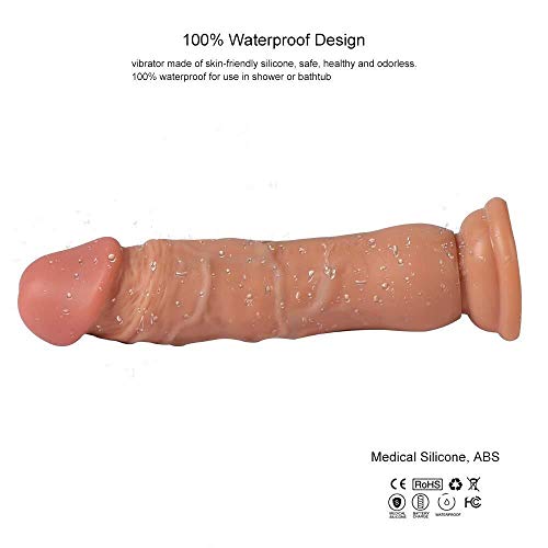 7 Inch Lifelike Silicone Dîldɔ Bendable Flexible Wand Body Relax Massager Waterproof Massage Toys for Women Beginners 7 Inch Lifelike Silicone Dîldɔ Bendable Flexible Wand Body Relax Massager Waterproof Massage Toys for Women Beginners