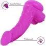 Realistic Dildo with Lifelike Curves, Ridges and Balls for Vaginal G-Spot Pleasure | Lyps Dildo - Flexible Silicone Dildo with Strong Suction Cup - 7 Inches, 100% Waterproof Hands-Free Sexual Play