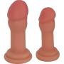 Curve Novelties Jock Anal Plug Duo Vanilla 2 Beige Butt Plugs