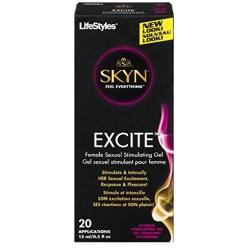 LifeStyles Excite Sensual Gel, Pump Bottle, 0.5 Ounce