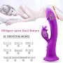 Thrusting Tongue Vibrator with Powerful Thrusting Actions 10 Vibration Modes for G Spot Clitoris Stimulation, UTIMI Waterproof Dildo G-spot Vibrator Personal Sex Toy for Women, Rechargeable Purple Thrusting Tongue Vibrator with Powerful Thrusting Actions 10 Vibration Modes for G Spot Clitoris Stimulation, UTIMI Waterproof Dildo G-spot Vibrator Personal Sex Toy for Women, Rechargeable Purple